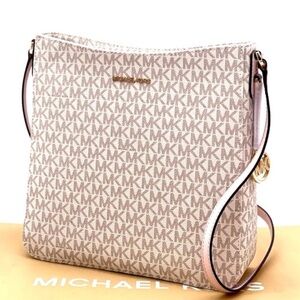 Michael Kors Large Messenger Crossbody Bag Powder Blush Multi